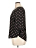 Sweet Rain Hearts Black 3/4 Sleeve Blouse Size XL - photo 5