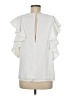 C/MEO Collective 100% Polyester Ivory Short Sleeve Blouse Size M - photo 2