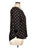 Sweet Rain Hearts Black 3/4 Sleeve Blouse Size XL - photo 4