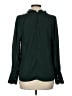 She + Sky 100% Polyester Green Long Sleeve Blouse Size M - photo 2