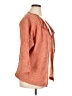 IC Collection 100% Linen Orange Jacket Size XL - photo 4