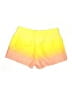 MINISO 100% Polyester Color Block Yellow Athletic Shorts Size S - photo 2