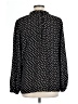 Adrianna Papell 100% Polyester Polka Dots Black Long Sleeve Blouse Size L - photo 2