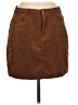 Ambiance Apparel Solid Brown Casual Skirt Size M - photo 1