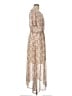 Hayden 100% Polyester Floral Tan Casual Dress Size L - photo 4