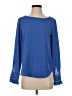 Ann Taylor 100% Polyester Blue Long Sleeve Blouse Size XXS - photo 1