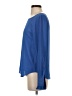Ann Taylor 100% Polyester Blue Long Sleeve Blouse Size XXS - photo 5