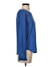 Ann Taylor 100% Polyester Blue Long Sleeve Blouse Size XXS - photo 4
