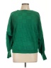 Unbranded Checkered-gingham Green Pullover Sweater Size L - photo 1