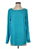 Ann Taylor 100% Polyester Teal Long Sleeve Top Size XS - photo 1
