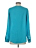 Ann Taylor 100% Polyester Teal Long Sleeve Top Size XS - photo 2