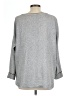 Soft Joie 100% Cotton Gray Pullover Sweater Size L - photo 2