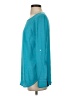 Ann Taylor 100% Polyester Teal Long Sleeve Top Size XS - photo 5