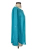 Ann Taylor 100% Polyester Teal Long Sleeve Top Size XS - photo 4