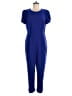 Calvin Klein Solid Blue Jumpsuit Size Med - photo 1