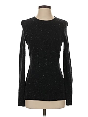 Aqua Cashmere Pullover Sweater (view 1)