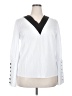 Unbranded 100% Polyester White Long Sleeve Top Size XXL - photo 1
