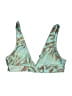 PrettyLittleThing Print Teal Swimsuit Top Size 6 - photo 1
