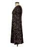 Chaps Print Black Casual Dress Size S (petite) - photo 5