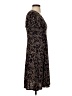 Chaps Print Black Casual Dress Size S (petite) - photo 4
