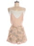 Luxxel 100% Rayon Hearts Pink Romper Size M - photo 1