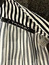 T Tahari 100% Polyester Stripes Gray 3/4 Sleeve Blouse Size XS - photo 7