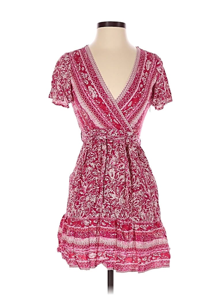 Pre-owned Mi Ami Casual Dress In Pink