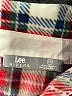 Riders by Lee 100% Polyester Plaid Red Long Sleeve Blouse Size L - photo 7