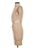 Lush Solid Tan Cocktail Dress Size S - photo 5