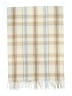 Top It Off 100% Polyester Plaid Ivory Scarf One size - photo 2
