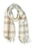 Top It Off 100% Polyester Plaid Ivory Scarf One size - photo 1