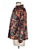 MELLODAY Paisley Brown Long Sleeve Blouse Size L - photo 5