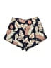 TOBI 100% Linen Tropical Blue Shorts Size XS - photo 1