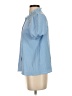Shein 100% Polyester Blue Short Sleeve Blouse Size S - photo 5