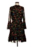 Calvin Klein 100% Polyester Floral Black Cocktail Dress Size 8 - photo 1