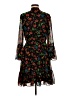 Calvin Klein 100% Polyester Floral Black Cocktail Dress Size 8 - photo 2