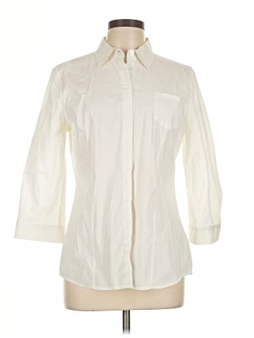 The Limited 3/4 Sleeve Button-Down Shirt (view 1)