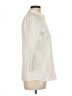 The Limited Ivory 3/4 Sleeve Button-Down Shirt Size L - photo 4