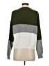 Shein Color Block Green Turtleneck Sweater Size S - photo 2