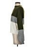 Shein Color Block Green Turtleneck Sweater Size S - photo 5