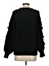 Unbranded Solid Black Pullover Sweater Size S - photo 2