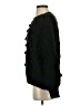 Unbranded Solid Black Pullover Sweater Size S - photo 5
