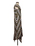 Du Jour Stripes Brown Casual Dress Size XXS - photo 4