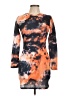 Unbranded Tie-dye Orange Casual Dress Size L - photo 1