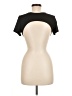 Shein Black Short Sleeve Top Size 6 - photo 2