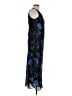 Nikki Morgan 100% Polyester Blue Casual Dress Size 12 (petite) - photo 4