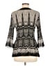 Nicola 100% Polyester Black 3/4 Sleeve Blouse Size M - photo 2