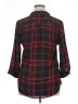Cals 100% Polyester Plaid Red 3/4 Sleeve Blouse Size L (estimated) - photo 2