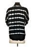 Splendid 100% Rayon Stripes Black Short Sleeve Blouse Size S - photo 2
