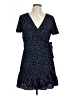 Relipop 100% Polyester Polka Dots Blue Casual Dress Size L - photo 1